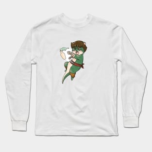 Drunk Otter Long Sleeve T-Shirt